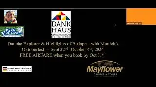 Budapest to Oktoberfest Danube River Cruise in September 2024