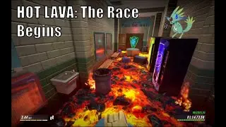 Let's Play Hot Lava: The Race Begins! #hotlava #gaming #platformer #fps #steam