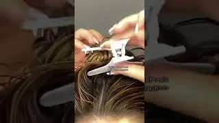 I GOT A NEW BLOWDRYER BRUSH! #shorts #hairtutorial