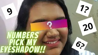 தமிழில்- Number generator picks my eyeshadow look| Google picks my eye makeup| In Tamil.