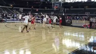 Callie Ott left handed assist for a transition 3