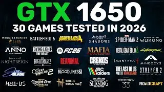 GTX 1650 in 2026 - Test in 30 Games