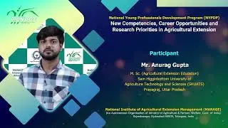 Feedback From the Participant Mr  Anurag Gupta of MANAGE-NYPDP