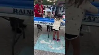 Raingutter Regatta Boat Race Zayden tries to cheat 🤣 #kidsactivities