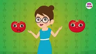 आहा टमाटर | Aaha Tamatar Bade Majedar | Rhymes For Kids | Nursery Poem - Riya Kids Tv