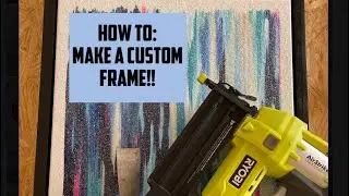 How to Make Custom Shadow Box Frames-The EASY way!