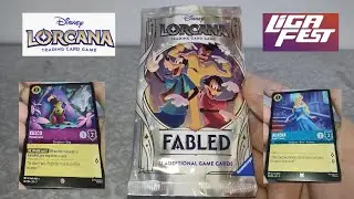 Opening Lorcana cards from the Fabled Collection #lorcana #disney