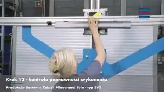 Systemy ANWIS  Produkcja systemu żaluzji plisowanej Evie - typ EV2