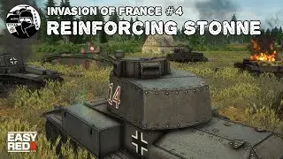 Invasion of France #4 - Reinforcing Stonne (AXIS) | Easy Red 2 Germany Gameplay (No Commentary)