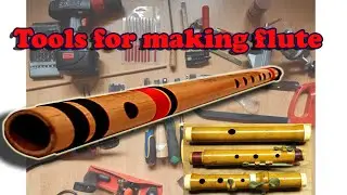 Flute making tools at home (HINDI) | Make flute at home |