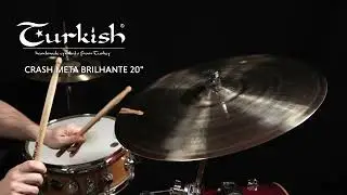 Turkish Cymbals Brasil - CRASH META BRILHANTE 20