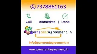 Call 7378861163I Registered Rent Agreement I Doorstep Service I All over Pune I punerentagreement.in