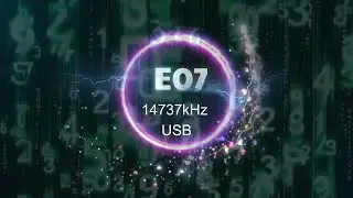 14737kHz USB Russian Number Station E07calling 751 (Nov 26, 2025)