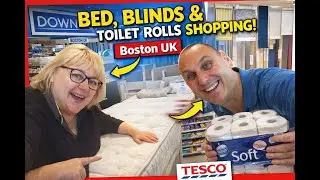 Looking for a bed, a blind & toilet rolls in Boston, UK.
