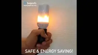 LED Flame Effect Light Bulb