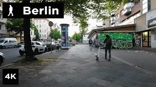 Berlin walk from Leinestra&szlig;e to Karl-Marx-Stra&szlig;e | Outside Walker | 4k