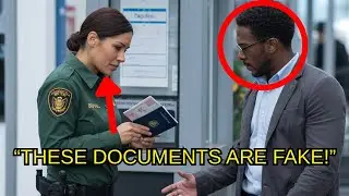Customs Officer Questions Black Man's Documents---Then Sees His State Department Documents