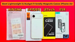 Spigen, Ringke, ESR & JETech Magsafe Clear Cases Review for iPhone Air Light Gold