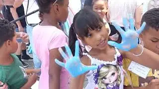 Muro tátil no CEU Água Azul