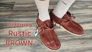 Clarks Desert Trek Dark Rust Brown (Unboxing)