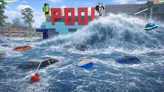 INSANE WATERFLOOD HITS THE POOL 😱 | School party craft |