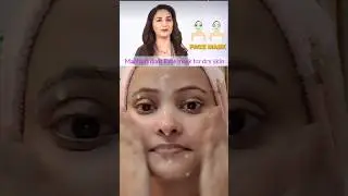 dry skin face pack by madhuri dixit😍#shorts #shortvideo #viralshorts#skincare #beauty