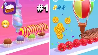 Perfect Cream: Dessert Games - Hyper Hybrid Casual - Gameplay Walkthrough (iOS & Android)