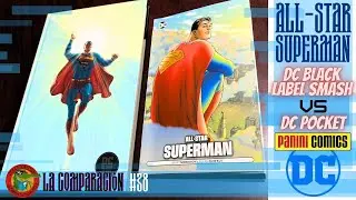 ALL-STAR SUPERMAN Black label SMASH TELEVISA VS DC Pocket PANINI México  La comparación #38