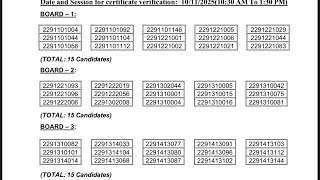 🔥Breaking news, TGPSC group 3 certificate verification dates out