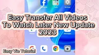 How To Save Playlist To Watch Later New Update 2023/Easy Transfer All Videos To Watch Later#tutorial