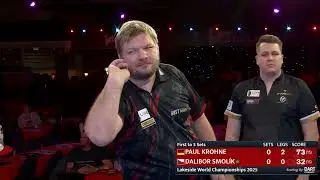 Обзор матча Пол Кроне против Далибора Смолика / Чемпионат мира WDF, 1/32 финала, 2025 год