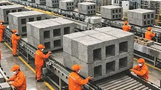 How Brick Cement Blocks Are Produced Today: Inside the Modern Factory