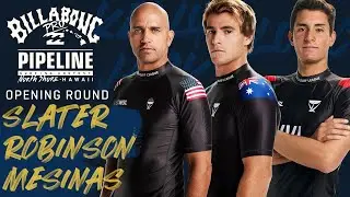 Slater, Robinson, Mesinas Billabong Pro Pipeline - Men's Opening Round Heat Replay
