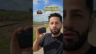 Microfone de Lapela Ulanzi j12