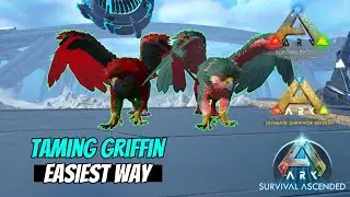 Taming Griffin in ARK Survival | Crystal Isle Map | ARK Survival Evolved