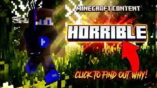Minecraft Content Is Dying And Nobody Is Talking About It💔