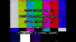 Captain Midnight broadcast signal intrusion 1986