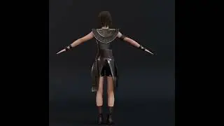 Custom 3D Costume Design & Rigging for Games | Available on ArtStation & CGTrader