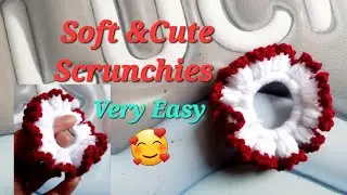 Beautiful Woolen Scrunchies 🥰 | Easy & Trendy Hair Accessory 😍 