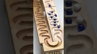 Marble Run ASMR: HABA Wave Slope, Long Marble Track #shorts #marblerun #marbletrack