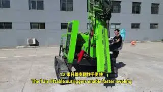 Customizable Solar Pile Driver | Durable Equipment for Solar Foundation Piling#drillrig #machine