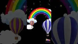 🎈🌟 A Sparkling Sky Adventure! | Dreamy Balloon & Rainbow Ride