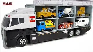 トミカ☆はたらくくるま開封＆コンボイ収納 | Tomica Work Vehicles Unboxing & Loading into Convoy