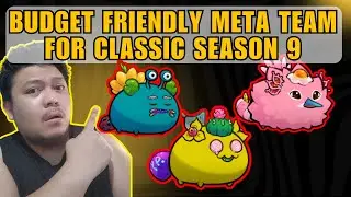 BUDGET FRIENDLY META TEAM FOR AXIE CLASSIC SEASON 9 | ONLY 1 EVOLVE PART NEEDED | AXIE HIGHLIGHTS