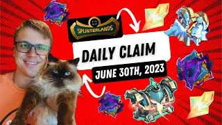 There Was A Giveaway?!? Splinterlands June 30th 2023 Daily Rewards Claim Opening