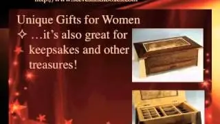 Unique Christmas Gifts: Handmade Wooden Jewelry Box
