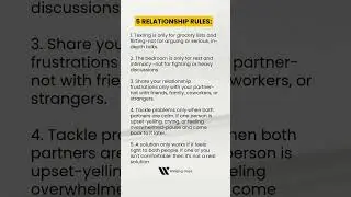 5 Golden Relationship Rules Every Couple Should Follow