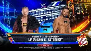 Austin Theory vs Iljia Dragunov | United States Championship (summerslam 25)