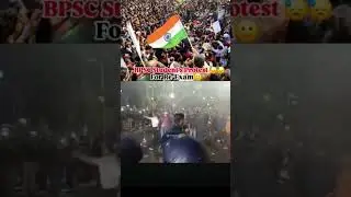 BPSC STUDENT PROTEST 💯🤟💪 PATNA #bpsc #reexam #power #bihar