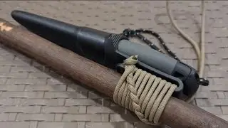تثبيت السكين على العصا  طريقة سهلة وسريعة وقوية #knife #knives #outdoors